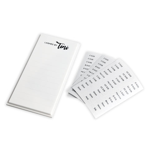 Eyelash tile with lid - Matte finish / Anti-glare