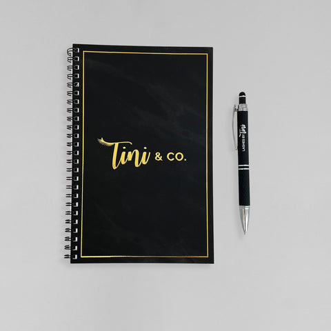 Notebook and pen - Tini &amp; Co.